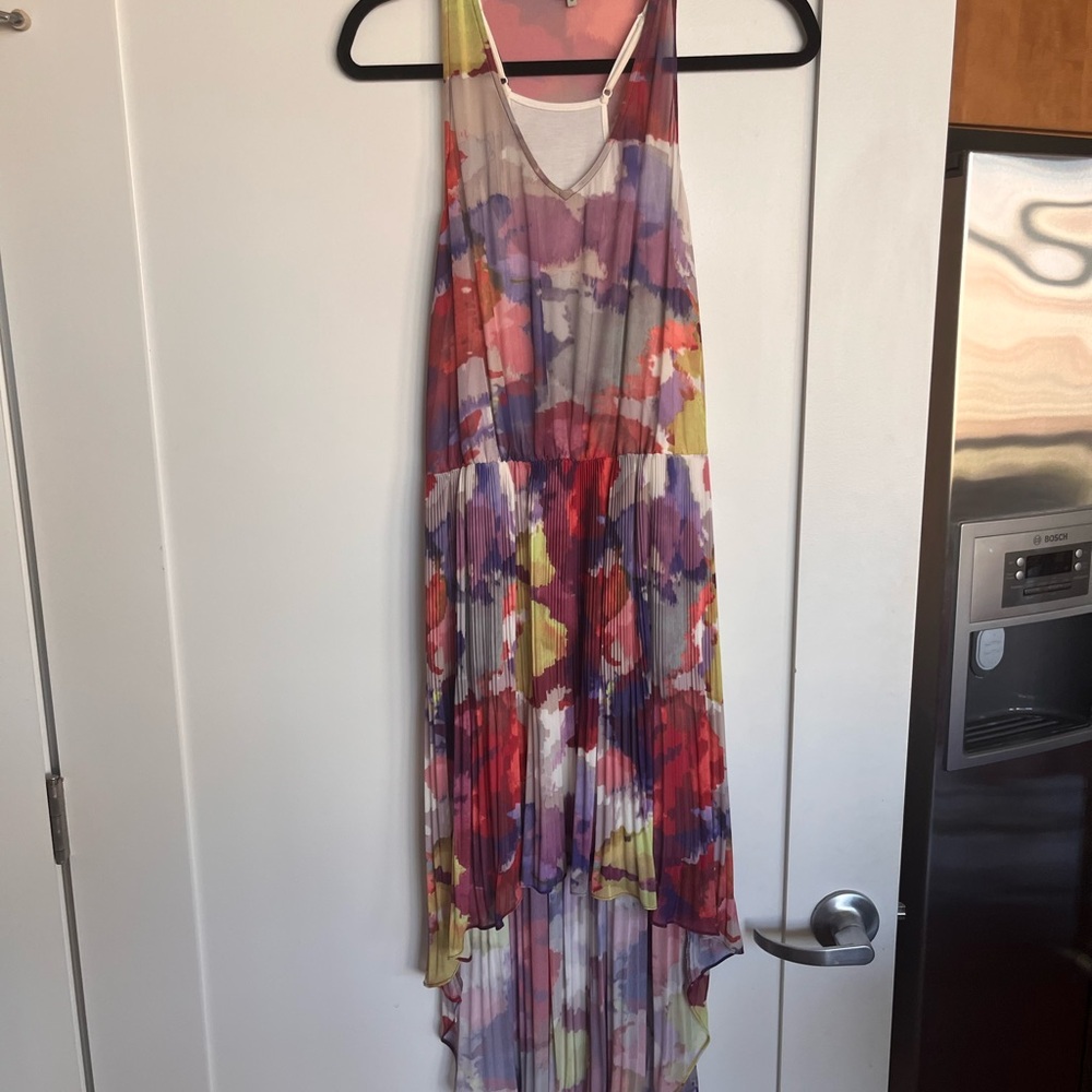 Floral Sleeveless Maxi Dress